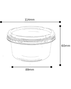 Plano Tecnico Tarrina 12 oz ProductPlast