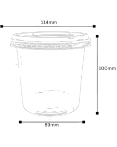 Plano Tecnico Tarrina 24 oz ProductPlast