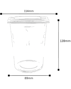 Plano Tecnico Tarrina 32 oz ProductPlast