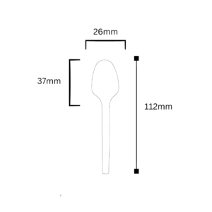 Cuchara pequeña CHIC paquete x 20 – Paca x 10.000 und