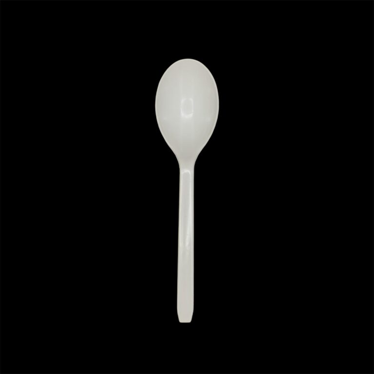 Cuchara sopera desechable CHIC blanca