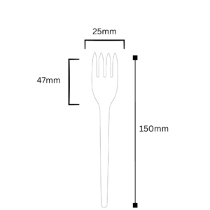 Tenedor grande BICHE paquete x 100 – Paca x 5.000 und