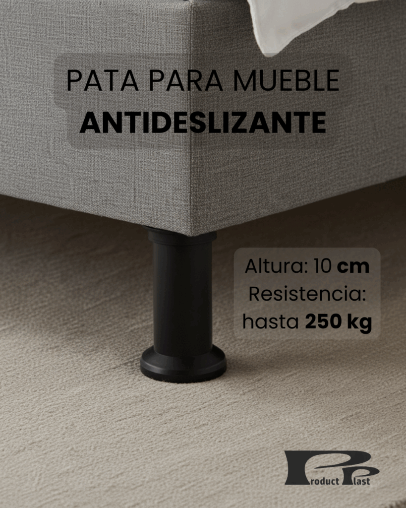 Pata para mueble Antideslizante