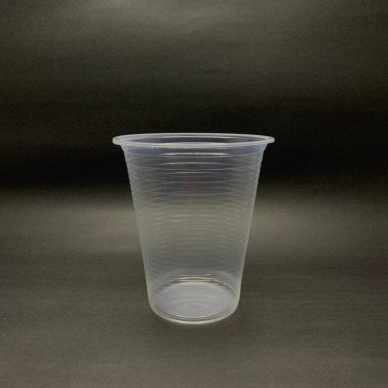 Vaso plástico desechable transparente de 16 oz