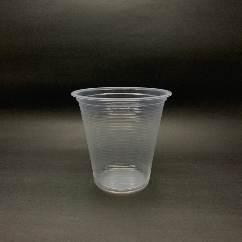 Vaso plástico desechable transparente de 13 oz